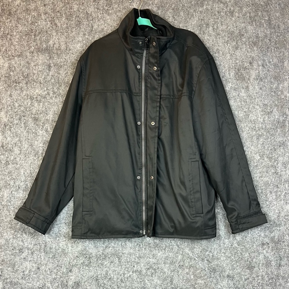 Marc New York Andrew Marc Men's Coat Jacket Faux Fur Lined Black Size XXL